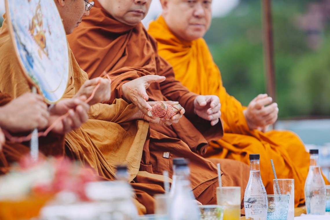 Pimalai Resort Koh Lanta Eine buddhistische Hochzeitszeremonie
