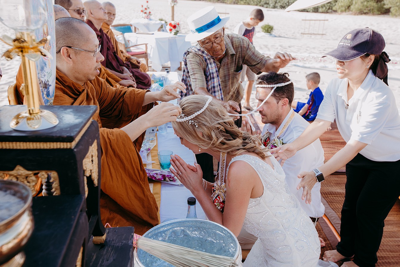 Die buddhistische Hochzeit in Thailand